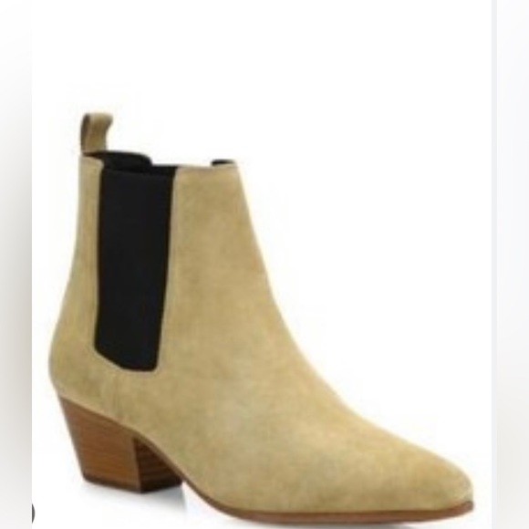 IRO Yvette tan suede Chelsea boots. Size 38 - Picture 2 of 8